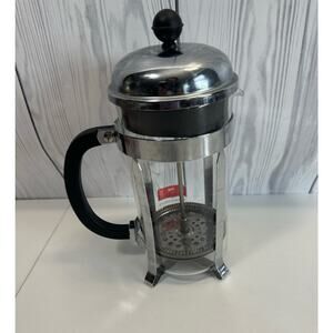 Bodum The Original French Press Coffee Maker Chambord Glass and Chrome